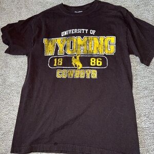 Champion brown Wyoming tshirt